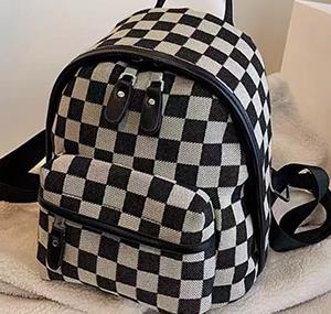 Kain Linen Flax Kotak-kotak Tebal 1.0mm Tahan Air Peregangan Berkelompok Luar Ruangan untuk Sofa Tas Sabuk Pengaman Mobil Kulit Sintetis Tenun Belakang 13