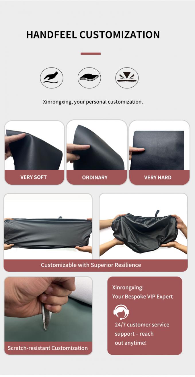 Kulit Sintetis Buatan Tekstur Gajah PVC 1.4mm untuk Tas Dompet Perlengkapan Rumah Tangga Sofa Bahan Kulit Imitasi 6