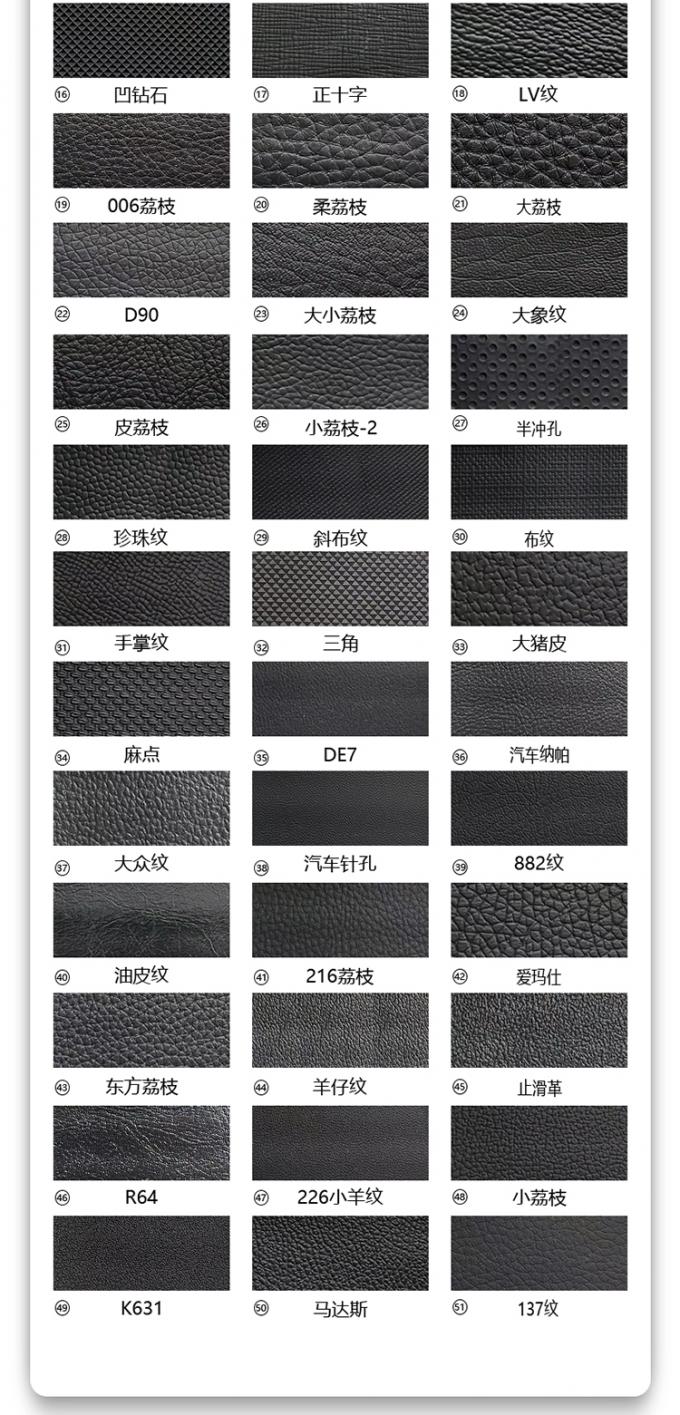 Kulit buatan PVC 140cm lebar tahan abrasi untuk furnitur 5