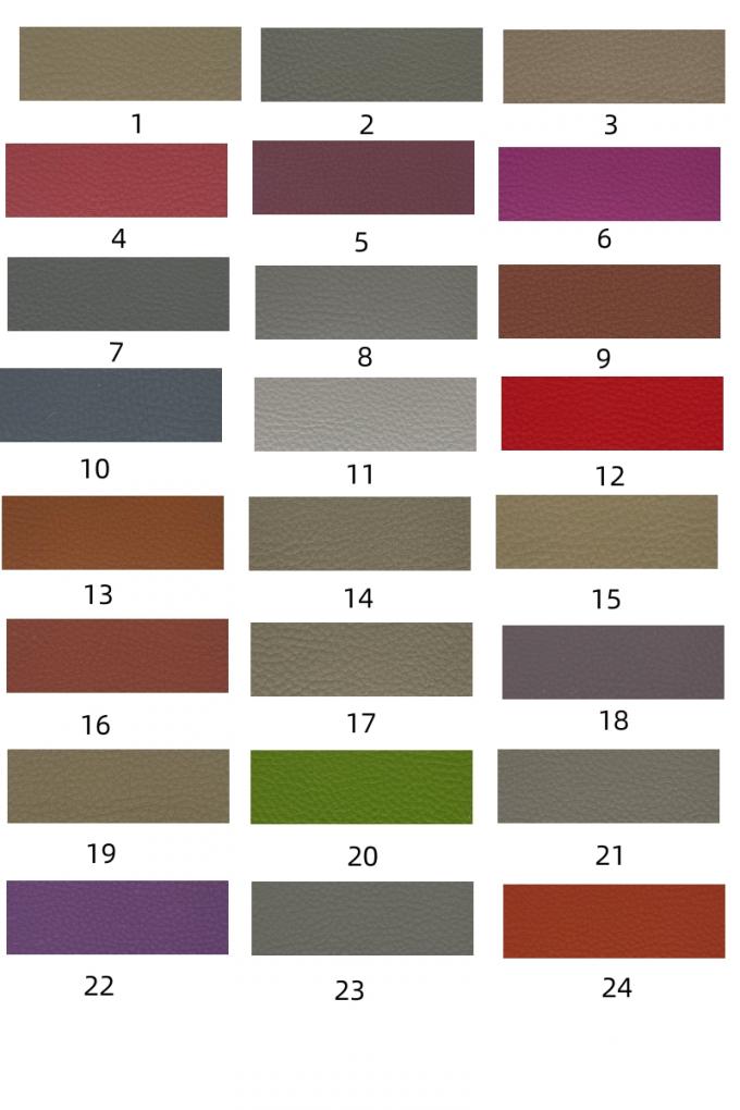 PVC tahan abrasi kulit embossed untuk mobil Seat Cover 54" lebar 13