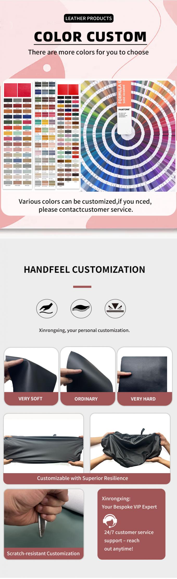 Karpet kaki mobil kulit PVC berlapis kustom tebal 4.6mm dengan bantalan busa, pas elastis, timbul, bordir untuk kursi mobil, sofa, dan tas 5