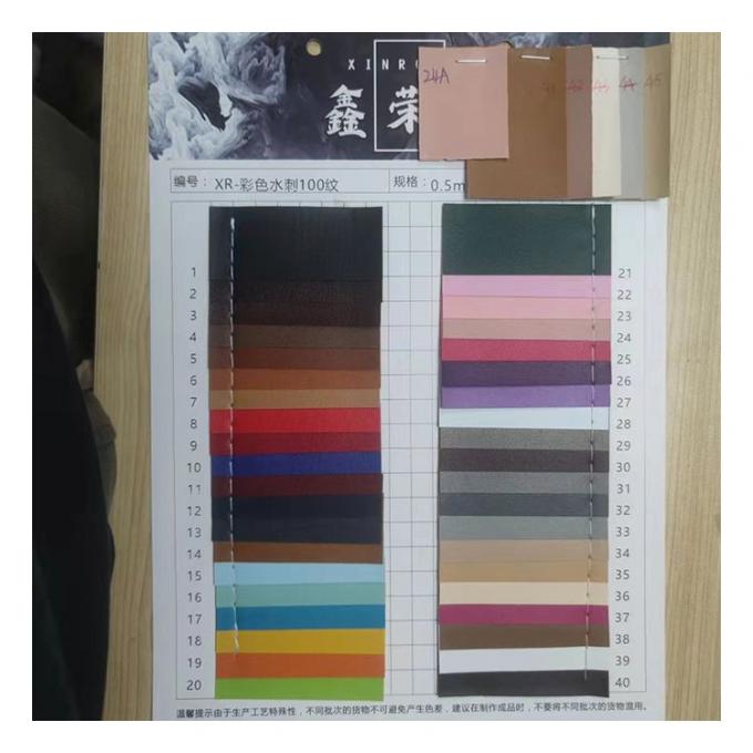 Grosir PVC Faux Leather Dompet Kotak Sepatu Notebook Pola Pinhole Kain Kulit Sintetis Buatan 16