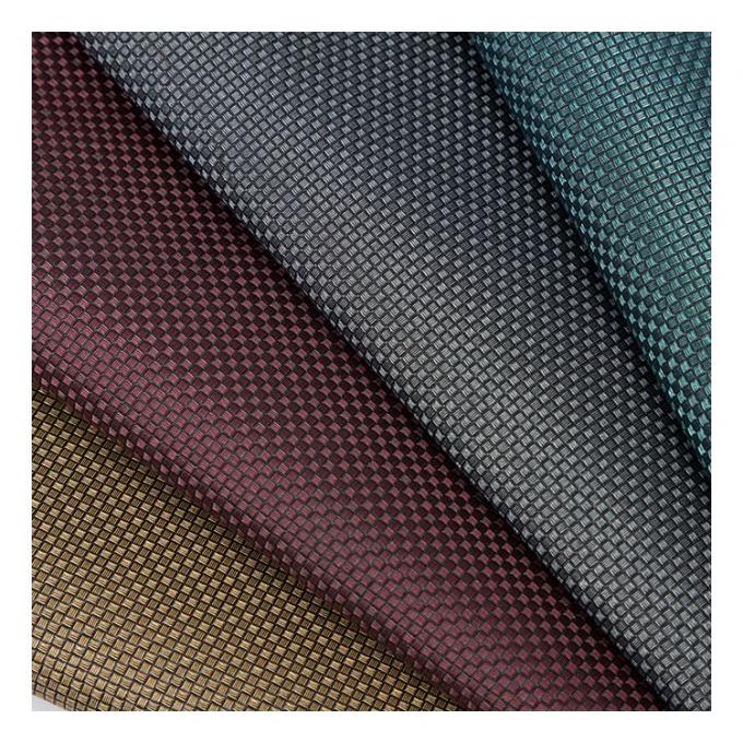 Pvc Metal Pearl Warna Cahaya Pola Tenun Kecil Kemasan sintetis buatan Dompet Kotak Sepatu Notebook Kain Kulit Palsu 9