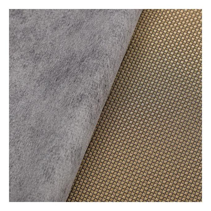 Pvc Metal Pearl Warna Cahaya Pola Tenun Kecil Kemasan sintetis buatan Dompet Kotak Sepatu Notebook Kain Kulit Palsu 14