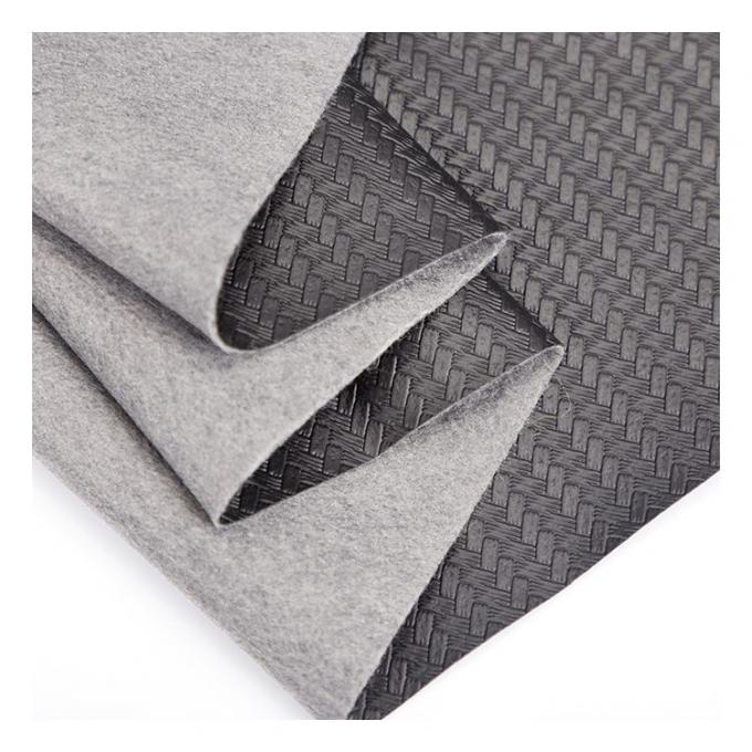 Kain Kulit Sintetis Pola Anyaman Miring PVC Spot untuk Tas Tangan Pelapis Kemasan Dompet Kotak Sepatu Buku Catatan 12