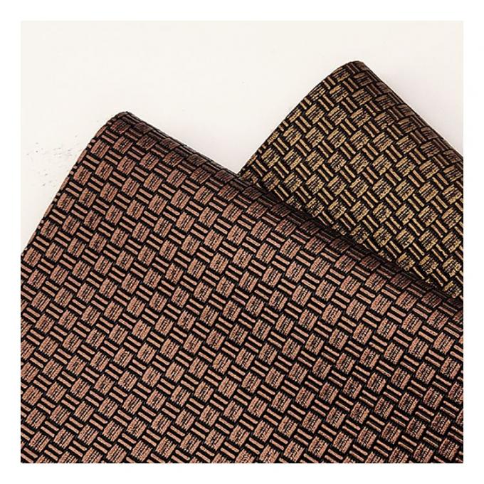 Grosir Pvc Antique Brass Weave Pattern Artificial Synthetic Leather Packaging Wallet Box Shoes Notebook Kain Kulit Palsu 14