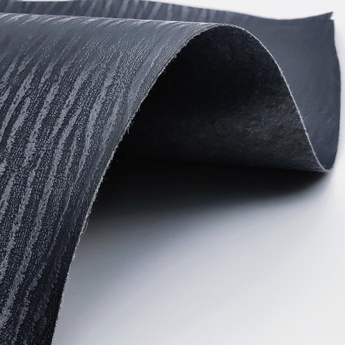 Grosir Pvc stripe kulit kulit buatan kulit sintetis kayu cetak kemasan dompet kotak sepatu buku catatan kain kulit palsu 12