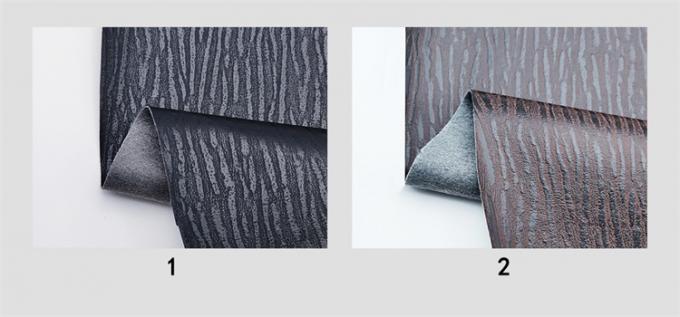 Grosir Pvc stripe kulit kulit buatan kulit sintetis kayu cetak kemasan dompet kotak sepatu buku catatan kain kulit palsu 15