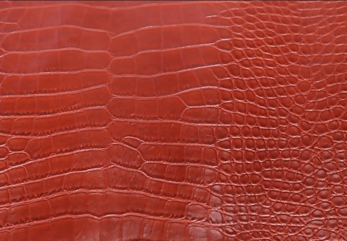 Pvc Crocodile Grain kulit sintetis buatan dompet kotak sepatu Ntoebook Kain kulit palsu 10
