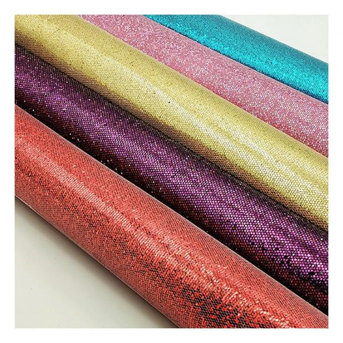 Kain Glitter Mesh Grosir Sintetis Buatan Kulit Imitasi Sepatu Cangkang Telepon Kotak Rias Tas Tangan Buku Catatan Kain Kulit 9