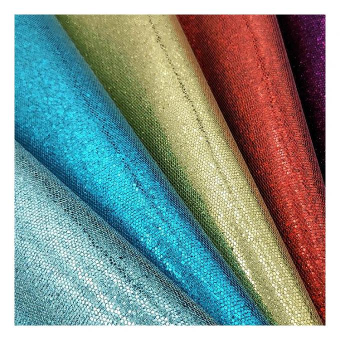 Kain Glitter Mesh Grosir Sintetis Buatan Kulit Imitasi Sepatu Cangkang Telepon Kotak Rias Tas Tangan Buku Catatan Kain Kulit 12