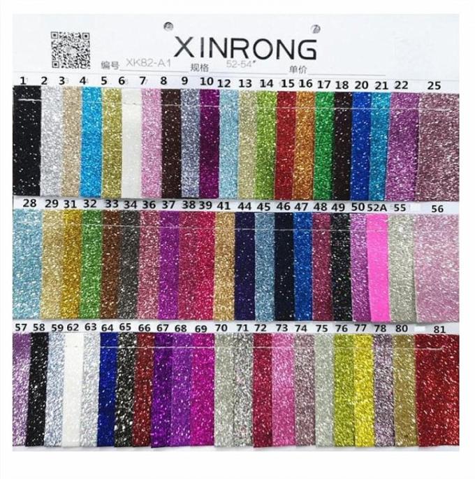 Grosir PU Glitter Powder Grain Synthetic Leather Wallet Case Shoes Notebook Kain Kulit 11