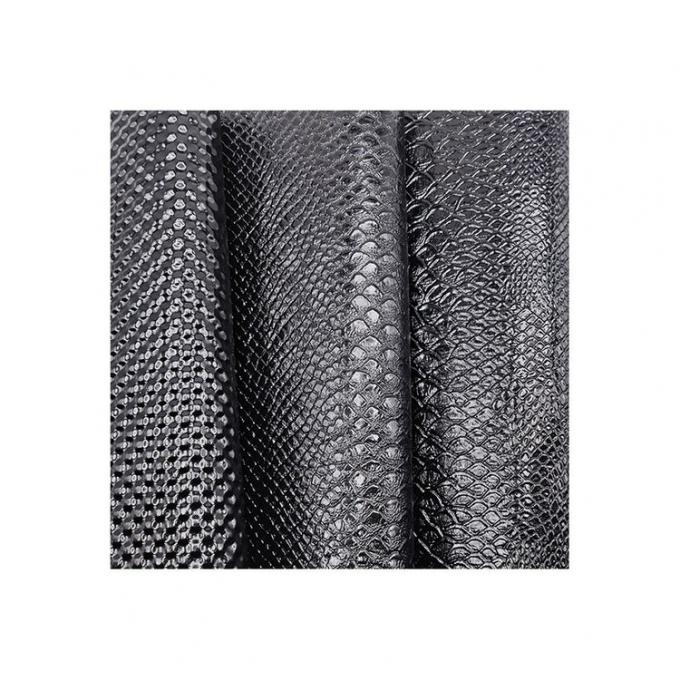 Pola Mengkilap Tinggi PVC Kulit Sintetis Pola Hewan Sepatu Tas dan Kantong Kain Kulit Imitasi 10