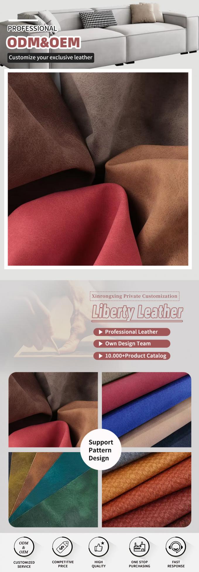 PU Frosted Sheepskin Nubuck Grain Tas Kulit Sintetis Sepatu Dompet Dekorasi Notebook Kasus Kain Kulit Palsu 4