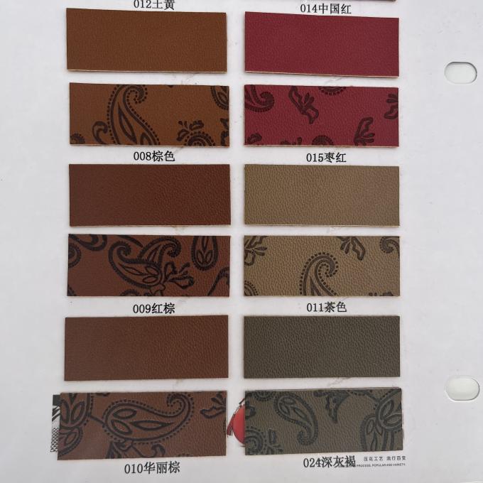 PU Tekan Kulit Sintetis untuk Tas Sepatu Paket Meja Alas Kain Kulit Imitasi Sintetis 11