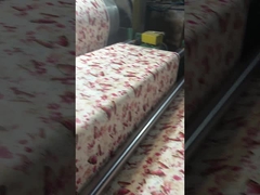 Cetak Kupu-kupu Berwarna-warni Cinta dengan Bunga PVC PU Bahan Kulit Palsu Sintetis